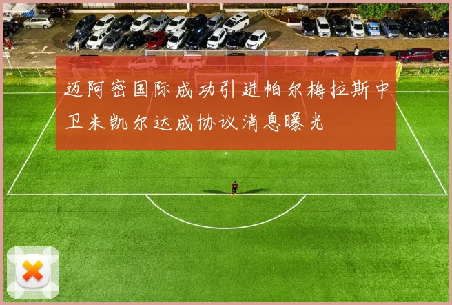 迈阿密国际成功引进帕尔梅拉斯中卫米凯尔达成协议消息曝光